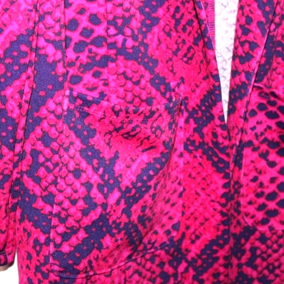 Lularoe Open-Front Cardigan β Snake Print β Size S - Picture 4 of 11